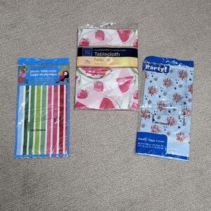 Assorted Summer Themed Tablecloths